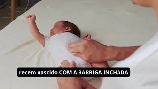 recem nascido com a barriga inchada [upl. by Dov]