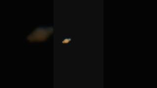 Saturn through telescope National Geographic 76700 [upl. by Trista319]