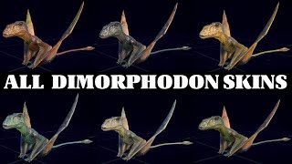 ALL DIMORPHODON SKINS 1  JURASSIC WORLD EVOLUTION 2 [upl. by Notyalk]