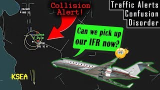 REAL ATC Gulfstream CAUSES CHAOS ON DEPARTURE at Seattle [upl. by Cornelie]