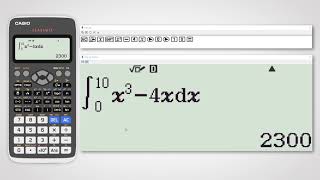 Definite Integration on Casio fx991EX Classwiz [upl. by Cinelli870]