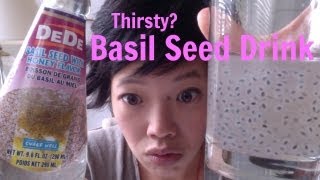 Tasting Basil Seed Drink  Thirsty 2 [upl. by Bellew919]