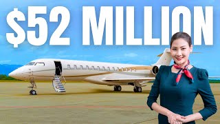 Bombardier Global 8000 Takes to The Skies Full Private Jet Tour [upl. by Setiram822]