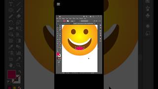 😀 Happy Emoji Logo Design in Adobe Illustrator [upl. by Erlina]