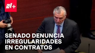 Denuncia por contratación de servicios en Senado enfrenta a Adán Augusto López y a Ricardo Monreal [upl. by Korten]