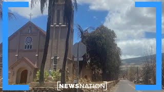 Incredible miracle Maui church unscathed by fire  Morning In America [upl. by Larianna738]