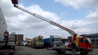 NISSAN CABSTAR 35E120 0302 W MULTITEL 160ALU DS BASKET BOOM LIFT 1610CM [upl. by Arbrab]