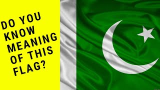 Meaning of Pakistan Flag  History of Pakistan Flag  Urdu  Hindi [upl. by Caressa103]