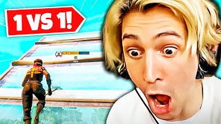 xQc vs Jesse  Fortnite Build Battle of the Century [upl. by Nemad583]