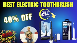 The Best Electric Toothbrush 40 OFF  Philips Sonicare 4100 vs OralB iO [upl. by Roose824]