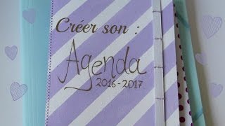 Diy n°1 créer un agenda [upl. by Umont]