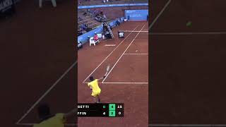 Backhands and forehandsMusetti Vs Goffin atpchallenger 🎾 singlehandedbackhand [upl. by Slavin]