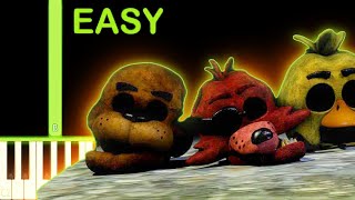 Good Ending Theme  FNAF 3  EASY Piano Tutorial [upl. by Medovich863]