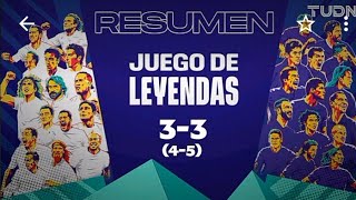 Resumen y goles Completo ‼️Leyendas de México vs Leyendas Fifa ‼️ juego de leyendas 2024 [upl. by Ecydnac]