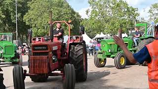 Tractors parade after Historic Tractor Show Panningen 2023 organized by HMT KLEP [upl. by Htnnek]