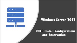 DHCP  Install Configurations and Reservation in windows server 2012  Speaking Khmer [upl. by Nnad708]