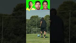 Messi vs Neymar vs Ronaldinho Crossbar [upl. by Tnilk]