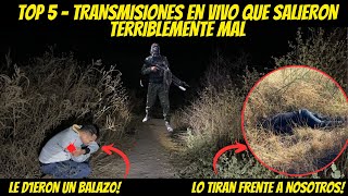 TOP 5  LAS 5 TRANSMISIONES EN VIVO QUE SALIERON T3RRIBLEMENTE MAL😰 LE D1SPARAN EN EL BRAZO😱 [upl. by Luby]