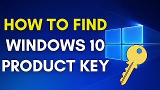 How to Find Your Windows 10 Product Key [upl. by Refannej]