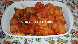 RICETTA GHIOTTA CALABRESE DI PESCE STOCCO E CAVOLFIORE CON CAPPERI ED OLIVE VERDI [upl. by Niuqaoj]