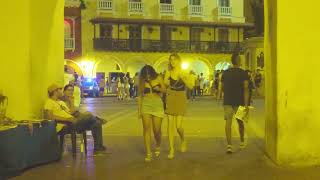 The Most Epic Nightlife that will leave you lusting at the clock tower in Cartagena [upl. by Newkirk]