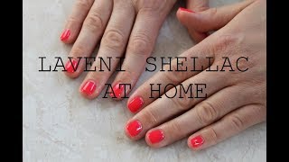 LAVENI SHELLAC AT HOME  Einfache Gellack Modellage für zuhause  Tutorial deutsch [upl. by Julietta]