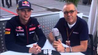 Olav Mol en Max Verstappen F1 GP Japan 2015 donderdag [upl. by Nipahc]