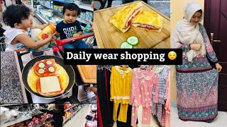 Daily Wear 👗 വാങ്ങാൻ പോയി 😌പിന്നെ Easy Sandwich 🥪 👌🏻 Shopping vlog malayalam [upl. by Ardith717]