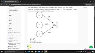 NPTEL Introduction To Machine Learning  IITKGP Week6 Assignment 6 Solution July 2024 [upl. by Admana]