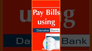 How to Pay Bills using Danske Bank app in Denmark  Betalingsservice [upl. by Kobe]