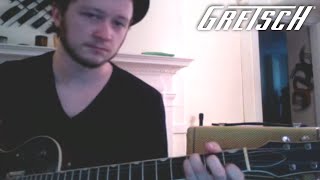 The Almosts Dusty Redmon and his Gretsch Duo Jet amp G5222 Compact Amp  Gretsch Guitars [upl. by Treharne]