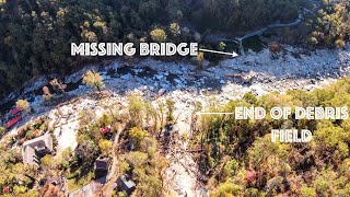 Chimney Rock Debris Field Hike and Road Status after Hurricane Helene [upl. by Becket]