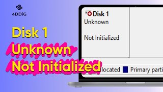 Disk 1 Unknown Not Initialized  How To Fix Disk 1 Unknown Not Initialized Issue Windows 11108 [upl. by Leizar]