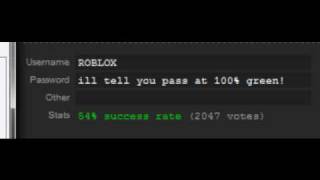 ROBLOXs Password [upl. by Avner]