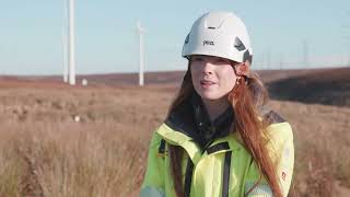 Camillas apprenticeship at Fallago Rig is the start of a lifelong career in renewables [upl. by Sinned]