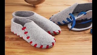 Lasso Slippers Cozy colorful slippers that YOU make  The Grommet® [upl. by Mlohsihc445]