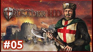 Stronghold Crusader  5  Proti třem prasatům 1v1 Richard  CZ nostalgický lets play [upl. by Nettle]