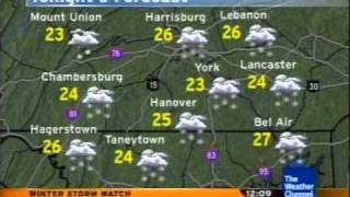 Local Forecast  December 25 2010  1208pm [upl. by Aerol432]