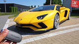 INSIDE the NEW Lamborghini Aventador S 2017  Interior Exterior DETAILS w Revs [upl. by Ainezey]