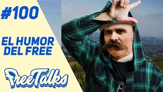 EL HUMOR DEL FREESTYLE en FREE TALKS 100  ¿POR QUÉ OCULTA SU IDENTIDAD ¿SON VARIAS PERSONAS [upl. by Lolly]