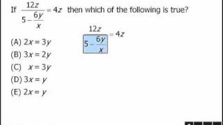 GRE Math Tricks The quotSomethingquot Method for complicated equations [upl. by Ehcor]