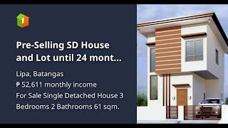 PreSelling SD House and Lot until 22 months Downpayment [upl. by Ahsim]