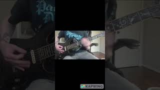 Melodic Metalcore Rhythm Guitar Improv shorts  Full video on my channel [upl. by Eittak]