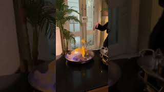 Witness the Flambé Steak Magic in Singapore ✨FlambéSteak SteakLover Foodie SingaporeEats food [upl. by Moser830]