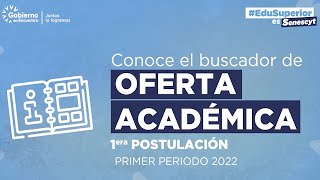 Oferta Académica Primer Periodo 2022 [upl. by Shiverick]