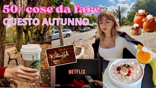 50 cose da fare questo autunno  ragazze self care 🦋🎀 [upl. by Akimet]