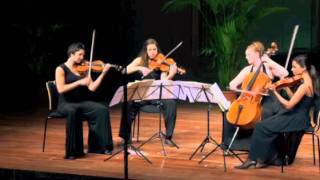 Excelsa Quartet Mendelssohn String Quartet in A minor Op 13 I Adagio  Allegro vivace [upl. by Solim]