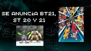 Se anuncia la tematica de BT21 ST20 y ST21  Digimon Card Game [upl. by Otxis]