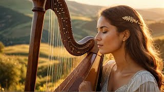 Abiding in Jesus 🎶 Beautiful Hymns 🎶 Harp [upl. by Dragde]