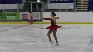 Evelyn Cowling Voilà 5th place Figure Skating Competition [upl. by Shaefer867]